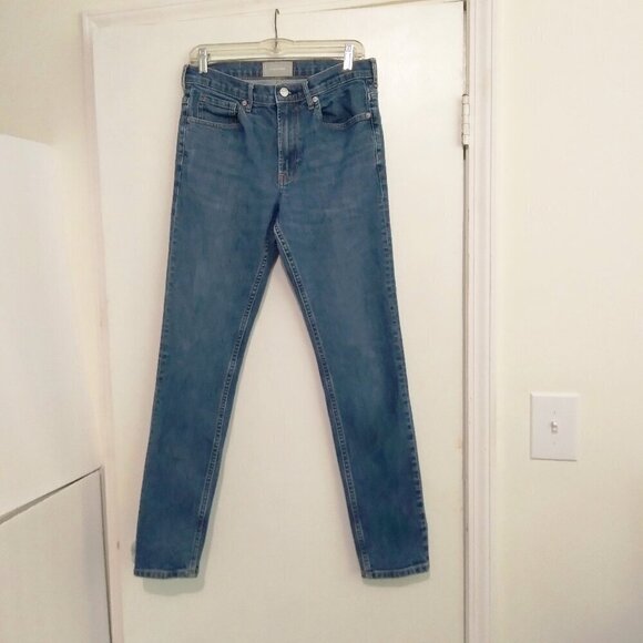 Everlane Slim Deep Rinse Jeans RN139393 Sz 31 x 32 - Picture 1 of 9